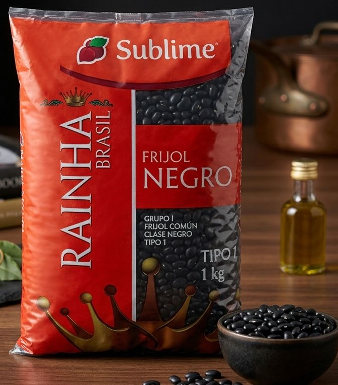 Frijoles Negros Sublime Rainha (1Kg) 
